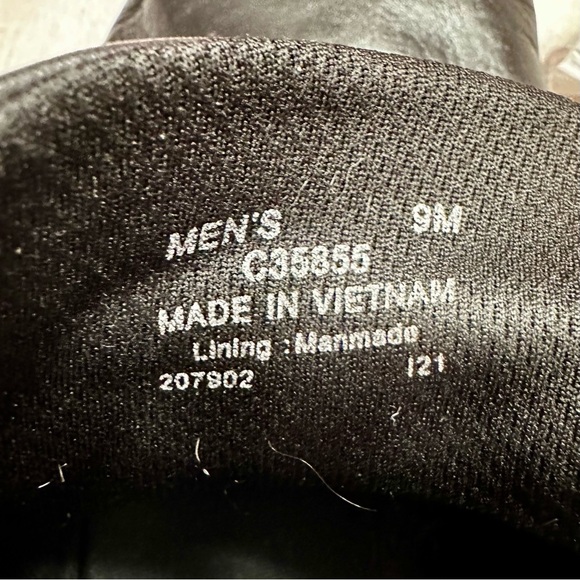 Cole Haan Mens Size 9 Black Leather Tahoe Featherfeel Ankle Lace Up Lug Boots - Picture 2 of 12